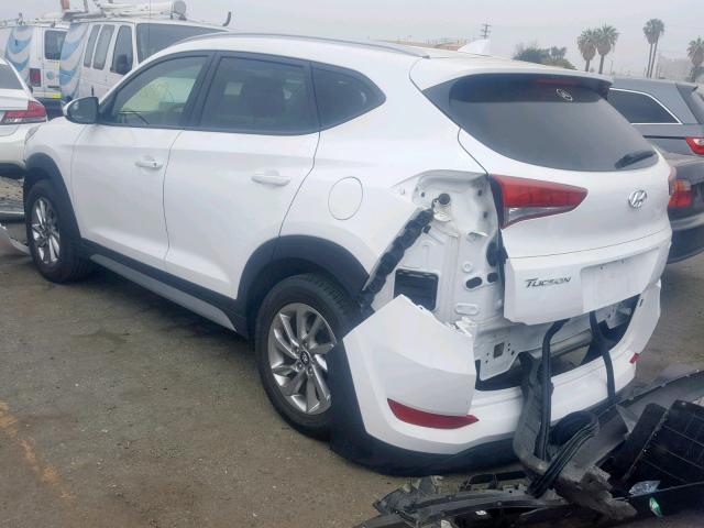 KM8J3CA40JU766976 - 2018 HYUNDAI TUCSON SEL WHITE photo 3