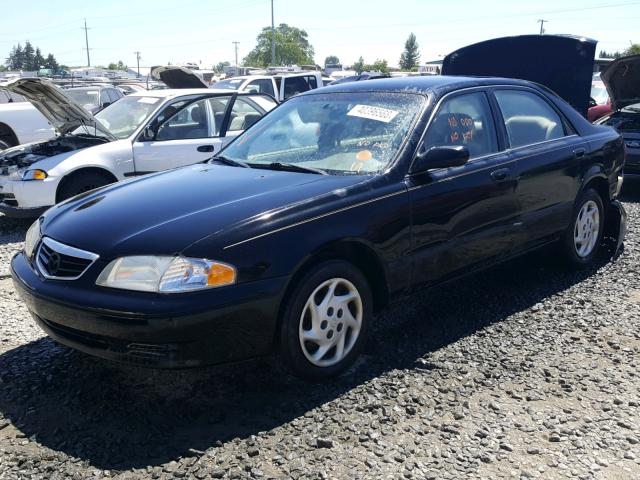 1YVGF22C6Y5174843 - 2000 MAZDA 626 ES BLACK photo 2