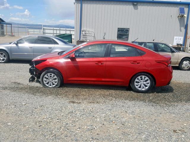 3KPC24A32KE059973 - 2019 HYUNDAI ACCENT SE RED photo 9