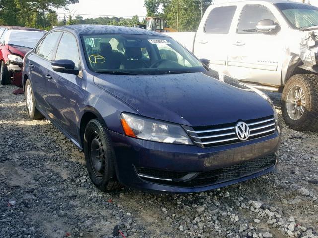 1VWAP7A31DC036220 - 2013 VOLKSWAGEN PASSAT S BLUE photo 1