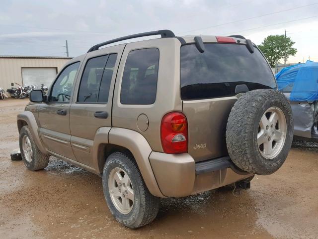 1J4GK58K94W147524 - 2004 JEEP LIBERTY LI GREEN photo 3