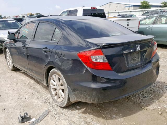 2HGFB2F96CH545661 - 2012 HONDA CIVIC EXL BLACK photo 3