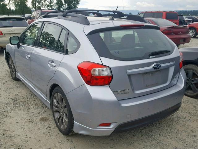 JF1GPAS67CH201908 - 2012 SUBARU IMPREZA SP SILVER photo 3