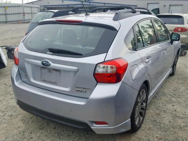 JF1GPAS67CH201908 - 2012 SUBARU IMPREZA SP SILVER photo 4