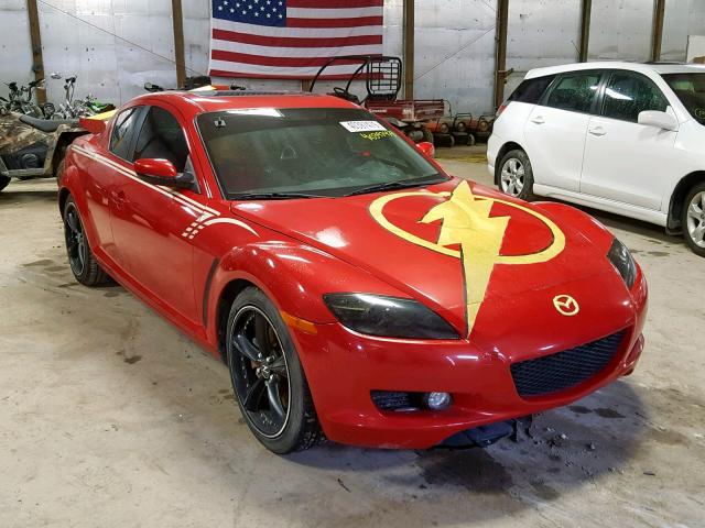 JM1FE173350146420 - 2005 MAZDA RX8 RED photo 1