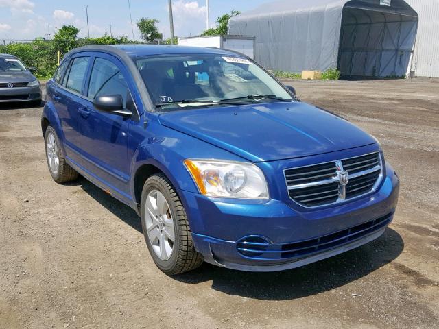 1B3HB48A19D219039 - 2009 DODGE CALIBER SX BLUE photo 1