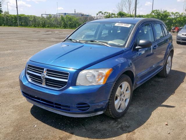 1B3HB48A19D219039 - 2009 DODGE CALIBER SX BLUE photo 2