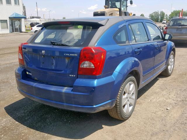 1B3HB48A19D219039 - 2009 DODGE CALIBER SX BLUE photo 4