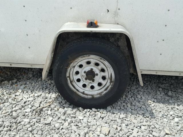 5KNEB1418AG009855 - 2010 UTILITY TRAILER SILVER photo 8