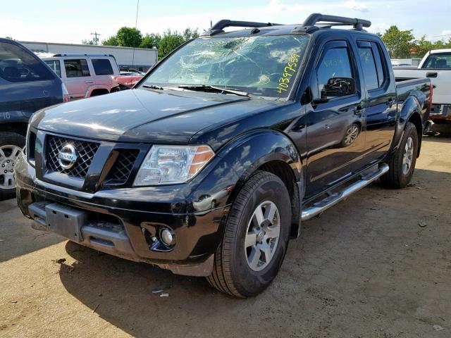 1N6AD0EVXAC416194 - 2010 NISSAN FRONTIER C BLACK photo 2