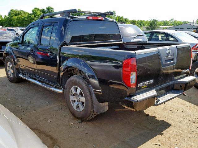 1N6AD0EVXAC416194 - 2010 NISSAN FRONTIER C BLACK photo 3