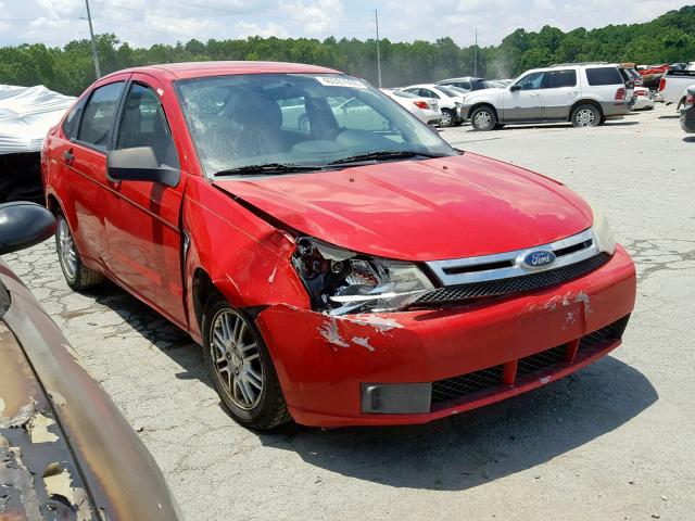 1FAHP35N38W254451 - 2008 FORD FOCUS SE RED photo 1