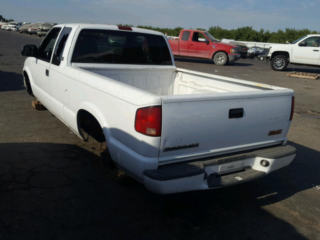 1GTCS19W5Y8113069 - 2000 GMC SONOMA WHITE photo 3