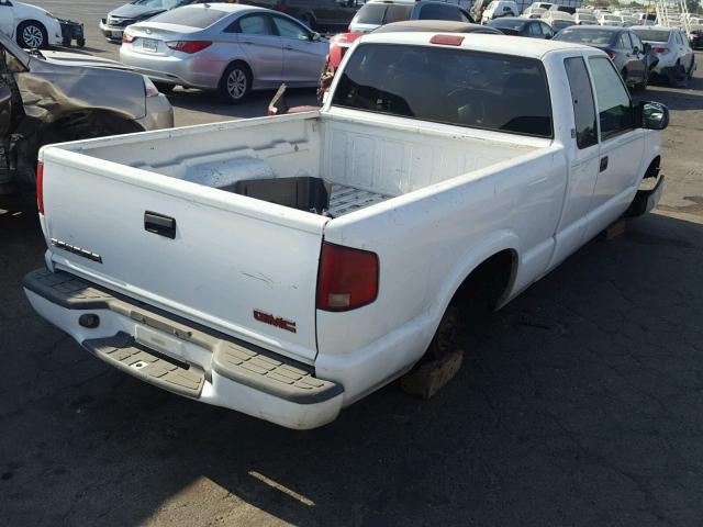 1GTCS19W5Y8113069 - 2000 GMC SONOMA WHITE photo 4