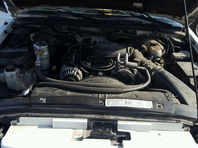 1GTCS19W5Y8113069 - 2000 GMC SONOMA WHITE photo 7