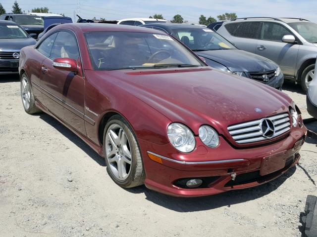 WDBPJ74J03A034220 - 2003 MERCEDES-BENZ CL 55 AMG BURGUNDY photo 1