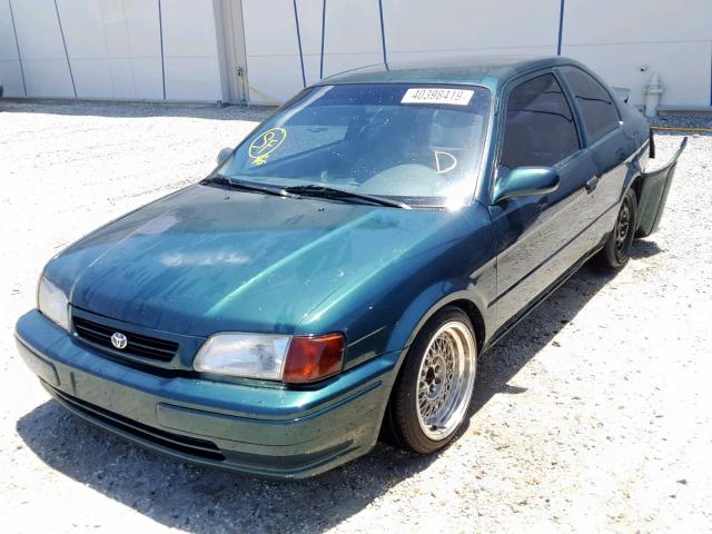 JT2EL56D6S0006885 - 1995 TOYOTA TERCEL DX GREEN photo 2