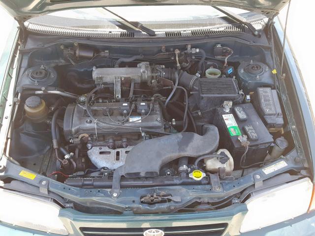 JT2EL56D6S0006885 - 1995 TOYOTA TERCEL DX GREEN photo 7