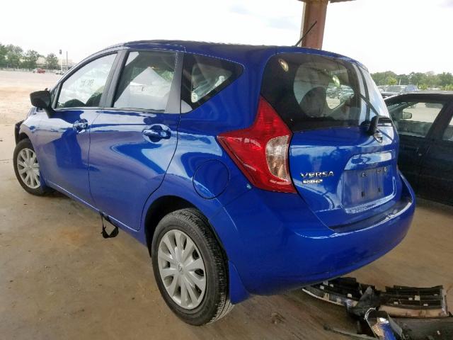 3N1CE2CP6GL409915 - 2016 NISSAN VERSA NOTE BLUE photo 3