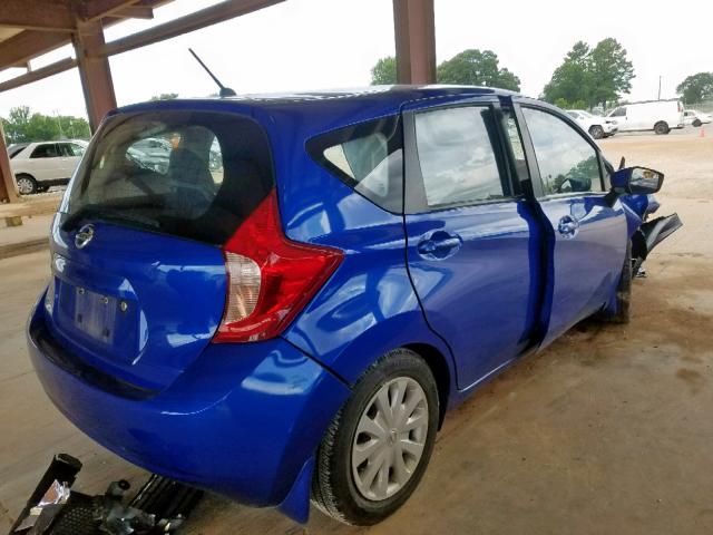 3N1CE2CP6GL409915 - 2016 NISSAN VERSA NOTE BLUE photo 4