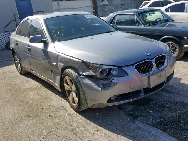 WBANF73556CU20975 - 2006 BMW 530 XI SILVER photo 1