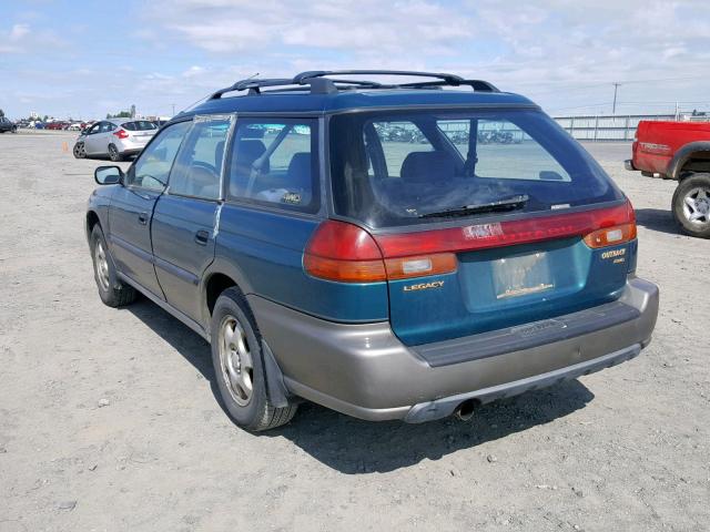 4S3BG6856V7605694 - 1997 SUBARU LEGACY OUT GREEN photo 3