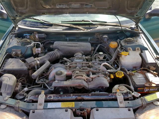 4S3BG6856V7605694 - 1997 SUBARU LEGACY OUT GREEN photo 7