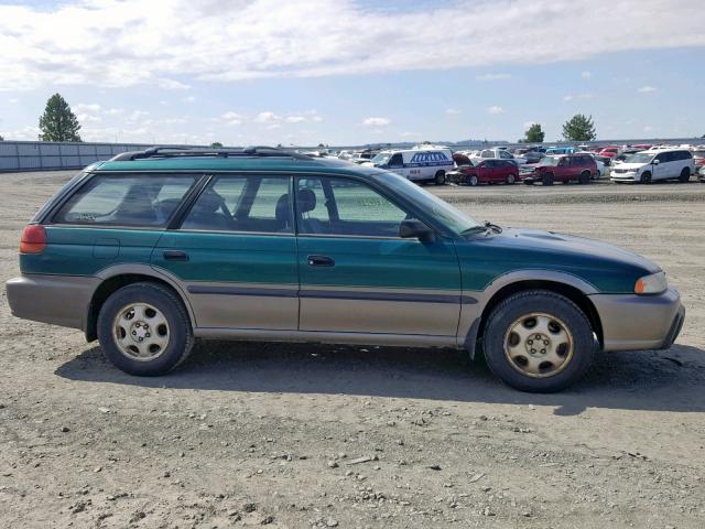 4S3BG6856V7605694 - 1997 SUBARU LEGACY OUT GREEN photo 9