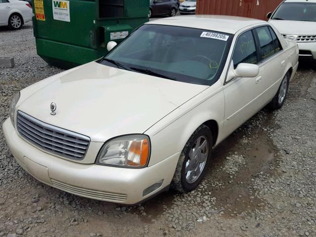 1G6KD54Y6YU304645 - 2000 CADILLAC DEVILLE WHITE photo 2