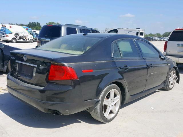 19UUA66286A058355 - 2006 ACURA 3.2TL BLACK photo 4