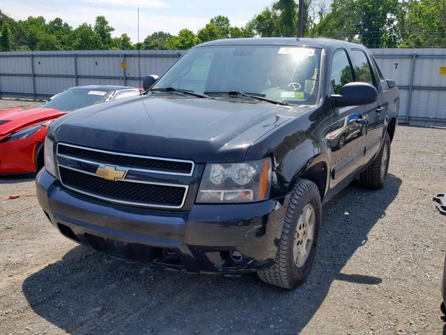 3GNFK12069G245490 - 2009 CHEVROLET AVALANCHE BLACK photo 2