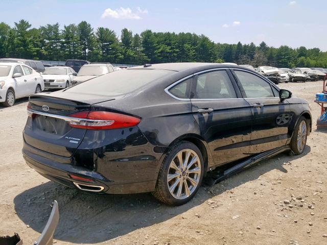 3FA6P0K91HR138276 - 2017 FORD FUSION TIT BLACK photo 4