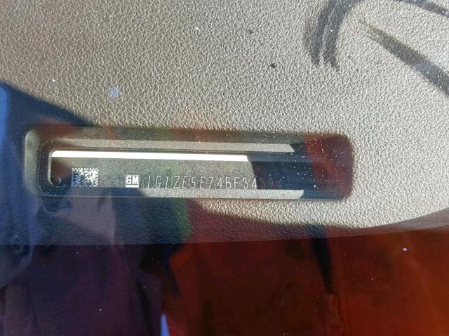 1G1ZE5E74BF343947 - 2011 CHEVROLET MALIBU LTZ 白色 照片 10