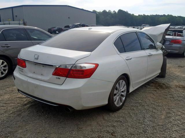 1HGCR3F86DA019199 - 2013 HONDA ACCORD EXL WHITE photo 4