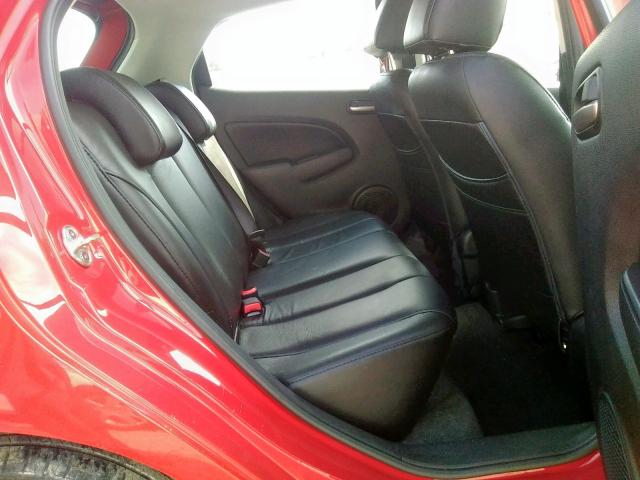 JM1DE1HY4B0104982 - 2011 MAZDA MAZDA2 RED photo 6