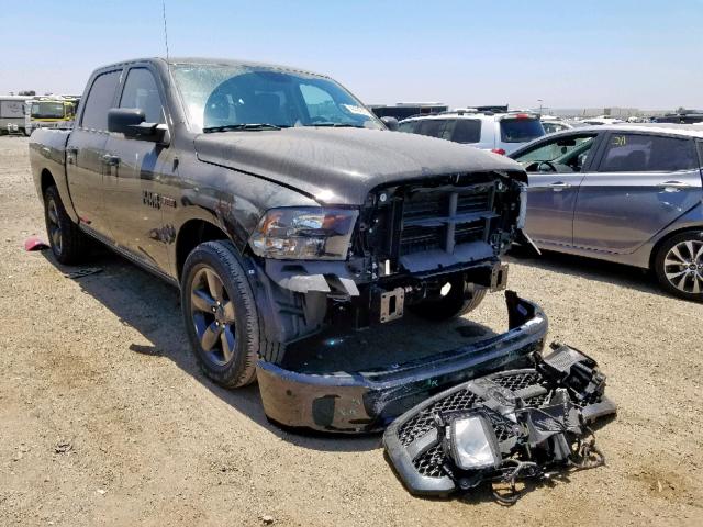 1C6RR6LM4JS355376 - 2018 RAM 1500 SLT BLACK photo 1