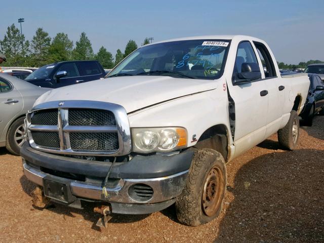 3D7KU28C94G277485 - 2004 DODGE RAM 2500 S WHITE photo 2