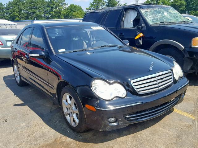 WDBRF92H87F879055 - 2007 MERCEDES-BENZ C 280 4MAT BLACK photo 1