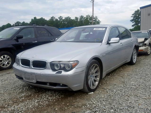 WBAGN63494DS47935 - 2004 BMW 745 LI SILVER photo 2