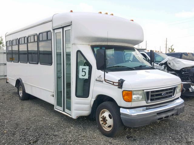 1FDXE45S86HB33824 - 2006 FORD E450 BUS WHITE photo 1