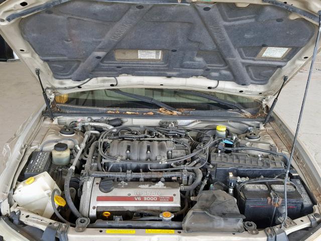 JN1CA31D81T608493 - 2001 NISSAN MAXIMA GXE GOLD photo 7