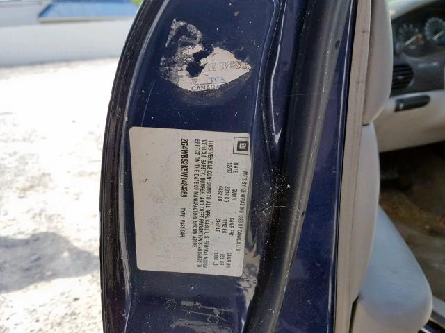 2G4WB52K5W1484269 - 1998 BUICK REGAL LS 蓝色 照片 10