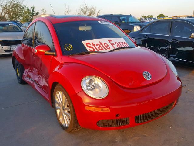3VWRW31C98M520851 - 2008 VOLKSWAGEN NEW BEETLE RED photo 1