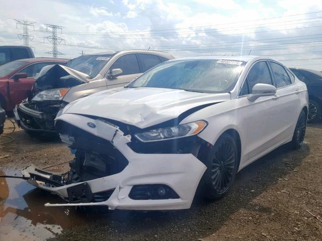 3FA6P0K92DR148101 - 2013 FORD FUSION TIT WHITE photo 2