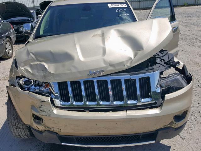 1J4RR5GT9BC603857 - 2011 JEEP GRAND CHER GOLD photo 7