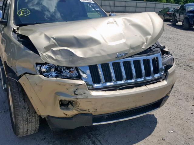 1J4RR5GT9BC603857 - 2011 JEEP GRAND CHER GOLD photo 9