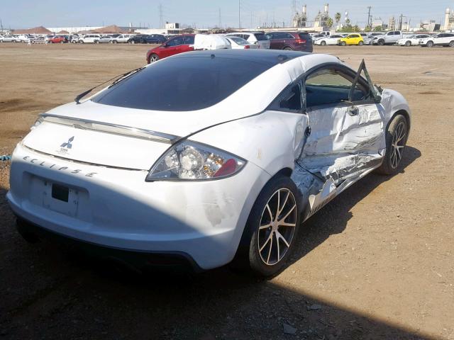 4A31K5DF9BE012192 - 2011 MITSUBISHI ECLIPSE GS WHITE photo 4