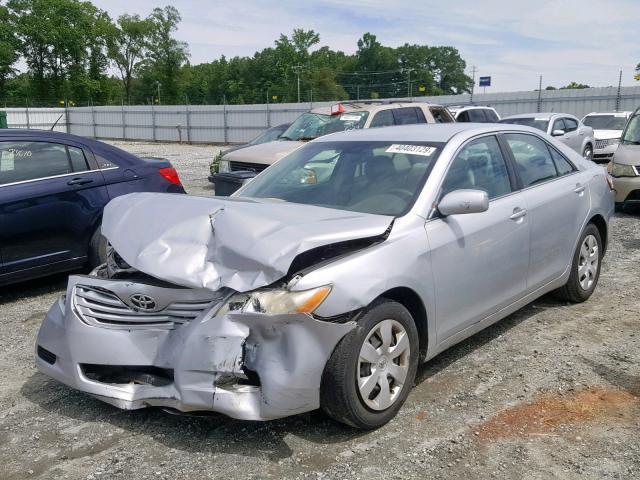 4T1BE46K27U130788 - 2007 TOYOTA CAMRY NEW SILVER photo 2