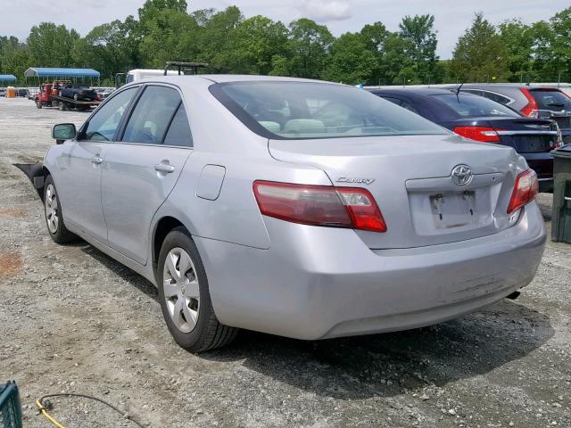 4T1BE46K27U130788 - 2007 TOYOTA CAMRY NEW SILVER photo 3