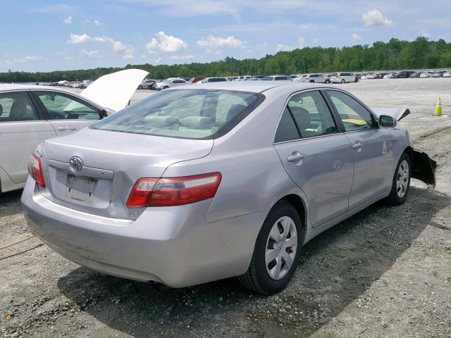 4T1BE46K27U130788 - 2007 TOYOTA CAMRY NEW SILVER photo 4